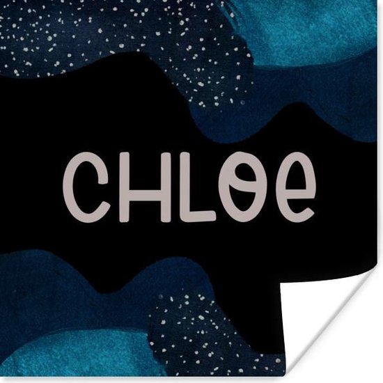 Foto: Poster chloe pastel meisje 50x50 cm