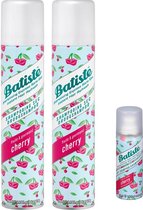 Batiste Cherry Droogshampoo - 3 Pack - 2 x 200ml & 1 x 50ml (mini) - Dry Shampoo