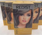 Redist haarverf - haar kleur creme - 7.1 Ash Blonde / Asblond