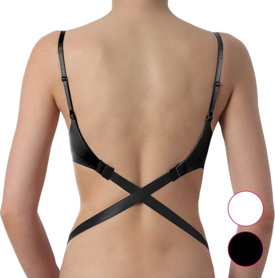 Lage rug bh's voor vrouwen wire-free U-vormige backless bh met spaghetti  band converteerbare slaap bralette