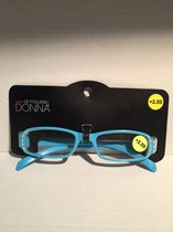 Donna Di Maurizio lichtblauw m.s. +2.50 leesbril
