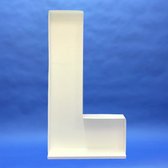 mozaïek frame letter L  (100X55 cm) ballonen frame