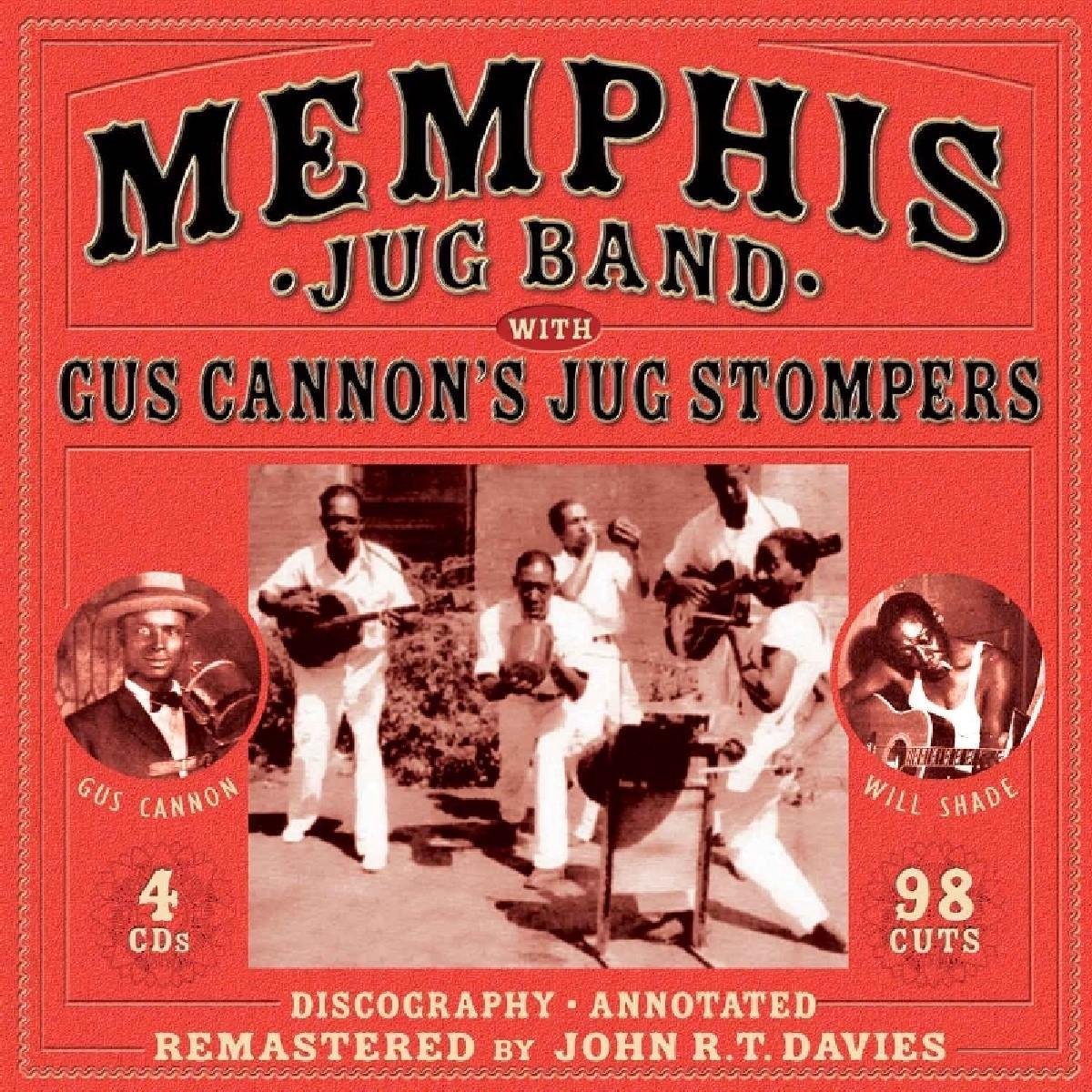 Memphis Jug Band With Cannon's Jug Stompers - Memphis Jug Band With Gus Cannon's Jug Stompers (4 CD) (Remastered)