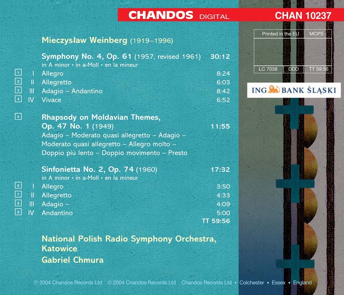 名作 National Polish Radio Chmura Gabriel Orchestra, Symphony 管楽器・吹奏楽器