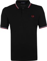 Fred Perry Polo M3600 Zwart N46 - maat S