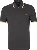 Fred Perry Polo M12 Antraciet - maat M