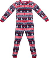 Marineblauw-rode konijnenpyjama 7-8 jaar 128 cm