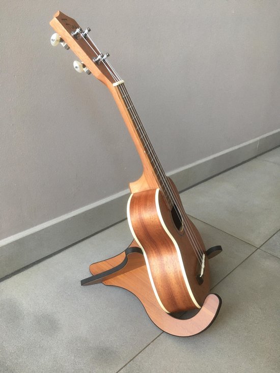 World Rhythm Ukulele Stand - Houten Uke Stand, Afneembare Instrumenthouder