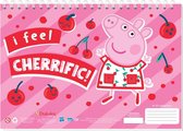 tekenblok Peppa Pig junior A4 roze 30 vellen