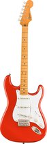 Squier Classic Vibe '50s Stratocaster, Fiesta Red MN - Elektrische gitaar - rood