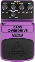 Behringer BOD400 Bass Overdrive effectpedaal gitaar pedaal overdrive pedal voor gitaar en elektrische gitaar