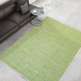 Modern vloerkleed - Abstruse Diamond Groen 160x230cm