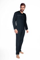 Mewa - lange pyjama - zwart XL