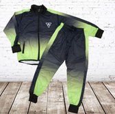 Trainingspak Zwart groen F-212 -s&C-98/104-Trainingspakken kinderen