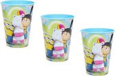 Set 3 stuks beker Despicable Me blauw 260 ml