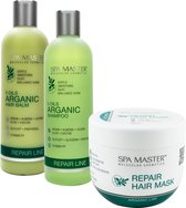 SPA MASTER Argan Set - Shampoo - Conditioner - Haarmasker - Voordeelset - Arganolie - 1.16L