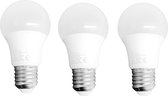 Ledlamp - Gloeilamp - Warm wit  - fitting E27 - Dikke Fitting - Merk Benson - 25000 Branduren - 9W - 3000 Kelvin - Reserve Lamp - Spaarlamp - 3 stuks