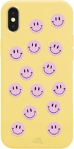 iPhone XS Max Case - Smiley Colors Yellow - iPhone Plain Case