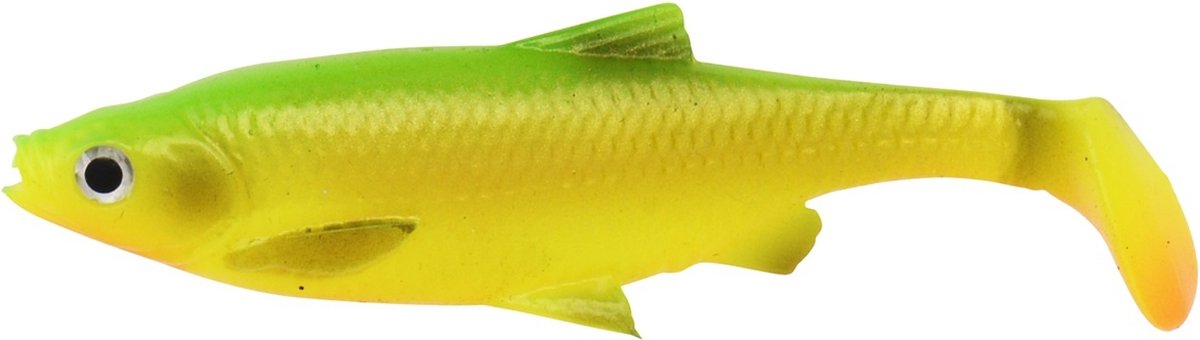 Savage Gear 3D LB Roach Paddletail - Firetiger - 10cm - 10g - 3 Stuks - Fire Tiger