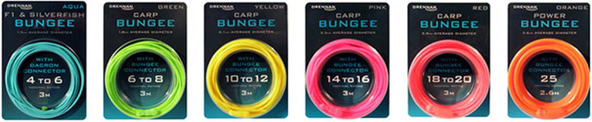 Drennan Carp Bungee (3m) - Maat : 2.1mm (Yellow)