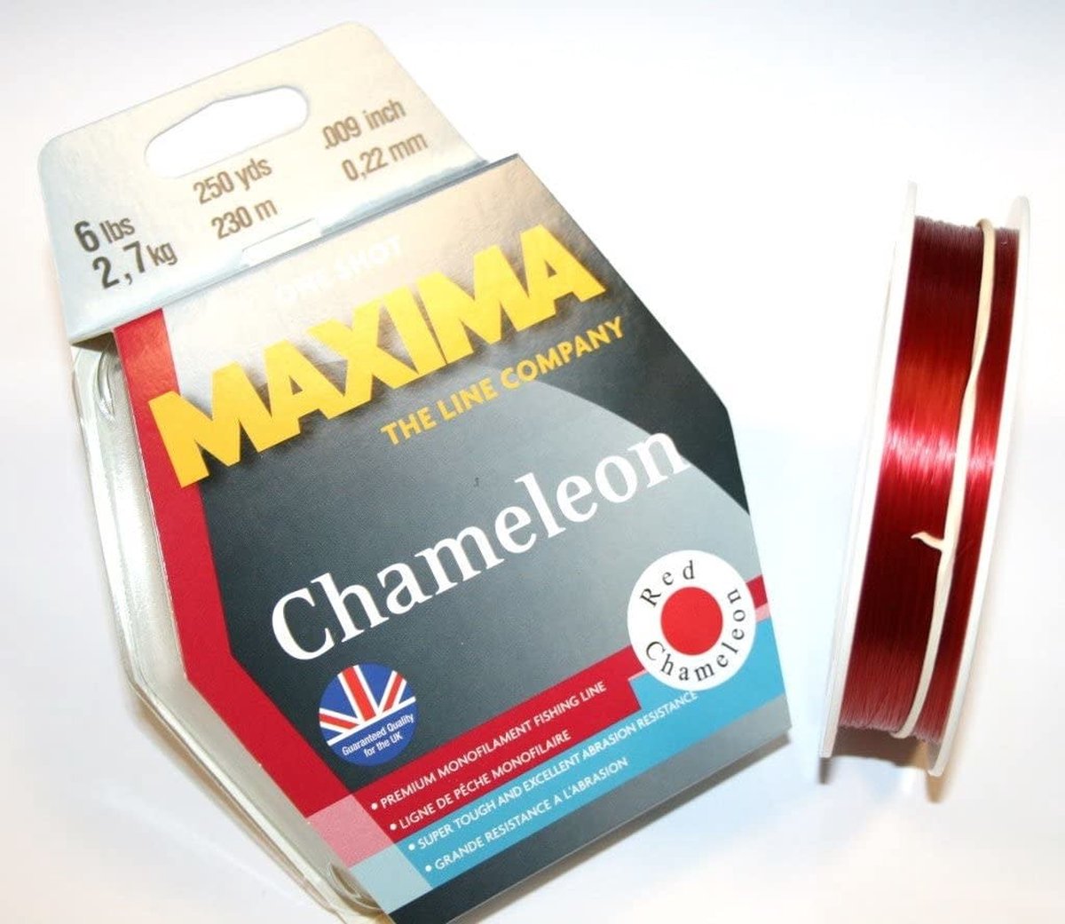 Maxima Maxima Chameleon One Shot Monofilament Vislijn – 200 meter – Onzichtbaar onder water 0.25MM / 8LB (3.63KG)