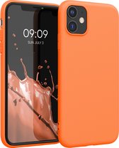 kwmobile telefoonhoesje voor Apple iPhone 11 - Hoesje voor smartphone - Back cover in fruitig oranje