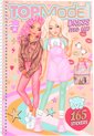 foto van Topmodel Stickerboek Dress Me Up Papier Oranje 8-delig
