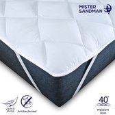 Zachte topper – 90x200 cm  – Microvezel  – Bed topper - 2 cm hoog