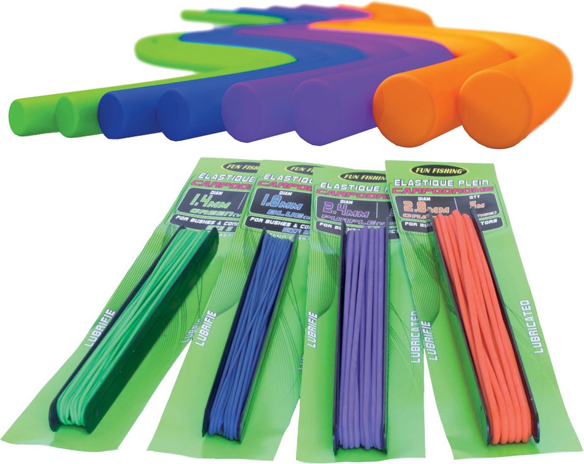 Fun Fishing Volle Elastiek (6m) - Maat : 4.0mm (3m)
