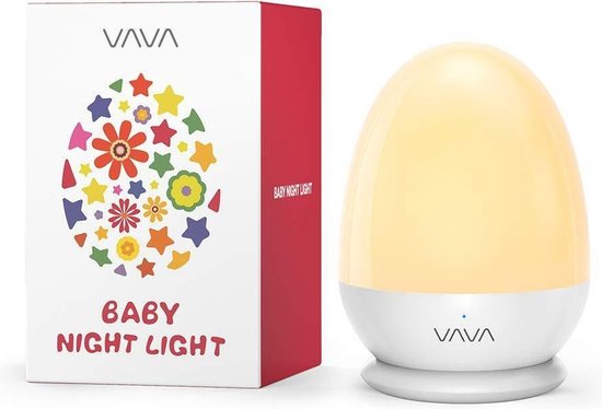 Veilleuse Vava, lampe LED pour enfants et bébés, lumière d'ambiance (sans  danger pour... | bol.com