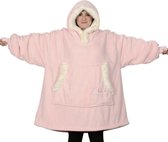 Snug Rug Eskimo Blanket Hoodie Sweat Giant surdimensionné - Rose - Couverture