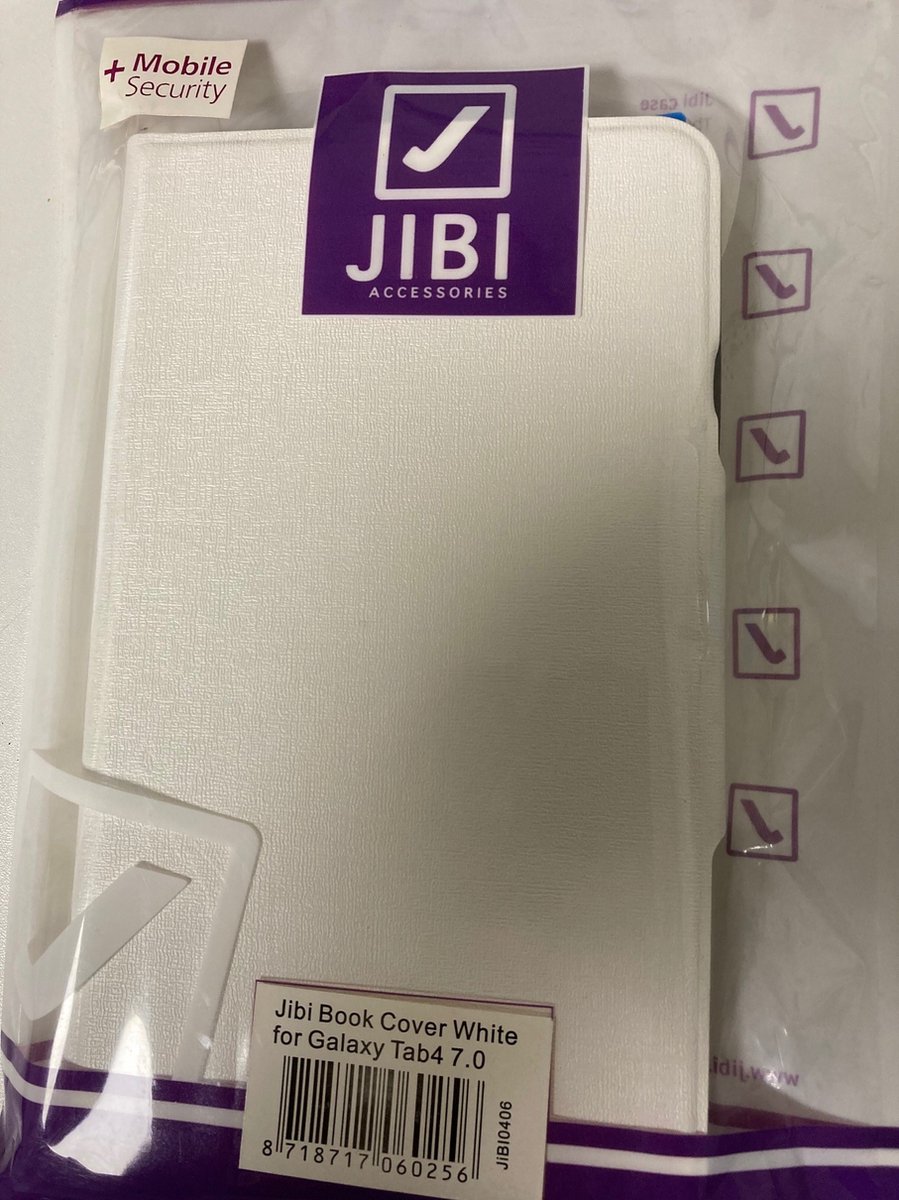 Jibi Book Cover White for Galaxy Tab4 7.0