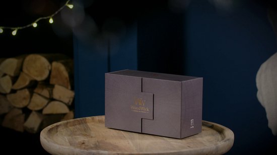 Coffret Cadeau de Luxe Bougie Parfumée Sablier WoodWick - 2 Medium | bol.com