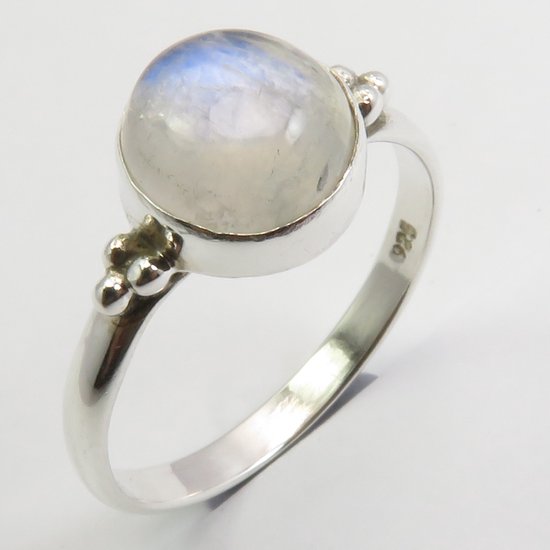 Zilveren halo ring zilver halo ring handgemaakte Kies uw grootte op maat te bestellen 925 Sieraden Ringen Banden 