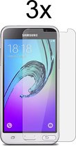 Samsung J1 2016 screenprotector - Beschermglas Samsung Galaxy J1 2016 Screen protector glas - 3 stuks