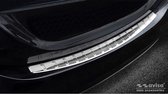 RVS Achterbumperprotector passend voor Mercedes C-Klasse W205 Sedan 2014-2019 & 2019-2021 'Ribs'