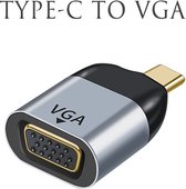 DrPhone UCE3 - USB-C naar VGA - Thunderbolt 3 - VGA Adapter – Converter – Zwart/Zilver