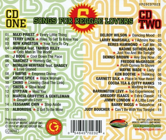 various-artists-songs-for-reggae-lovers-volume-5-cd-various