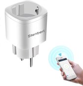 Stenberi Smart Plug - Amazon Alexa - Google Home - IFTTT - Connexion puissante - Surveillance de l'énergie -16A - Minuterie - Fonction de minuterie - Prise Smart - Prises électriques avec contrôle de l'application Smart Life