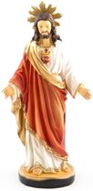 Hoogwaardig beeld van Heilig Hart Jezus 20  cm