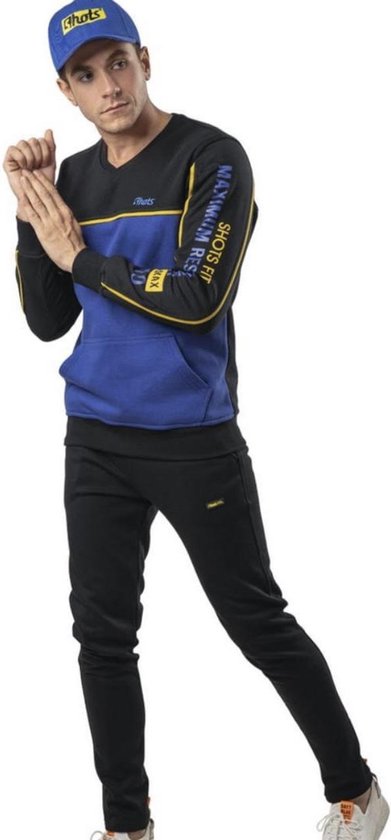 Embrator homme Jogging costume noir/bleu taille 3XL