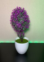 Kunstmatige decoratie plant - Paars