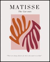 Poster Henri Matisse - Cut-outs - Oranje - Roze - Art Print 50x40