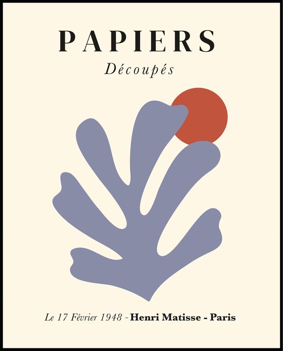 Poster Henri - Papiers Decoupes - Kunst Print - Cut Outs - | bol.com