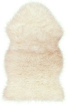 Lavandoux – Peau de mouton imitation – 58 x 99 cm – Blanc crème