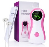 Ann® Professionele Doppler - Baby hartje monitor - zwangerschapscadeau - Baby Shower - inclusief ultrasound gel en batterijen - Wit | Roze