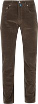 Pierre Cardin - Lyon Voyage Corduroy Broek Donkerbruin - Modern-fit - Broek Heren maat W 31 - L 34