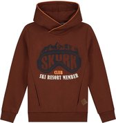 SKURK Seth Kinder Jongens Cognac Bruin Hoodie - Maat 164