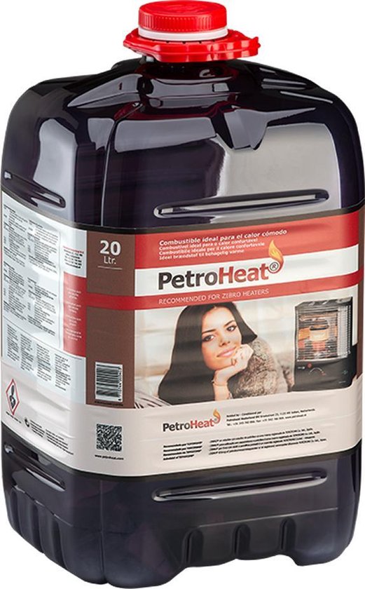 Petroleum 20 liter Petroheat Rood kachelbrandstof