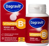 2x Dagravit Vitamine B12 1000mcg Smelt 100 tabletten